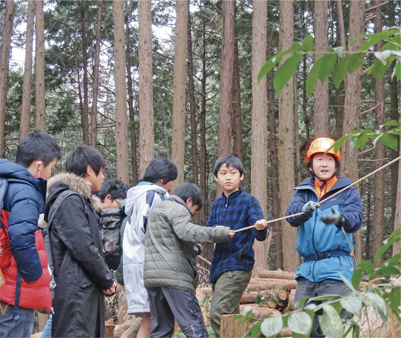 林業体験